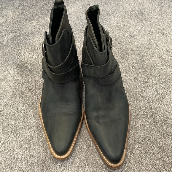 Free people Black Ankle Boots - Picture 7 of 8